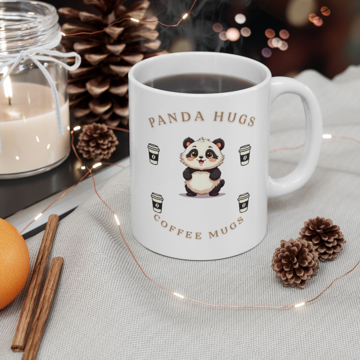 'Pancitos y Cafecito ositos panda ' 11oz/15oz