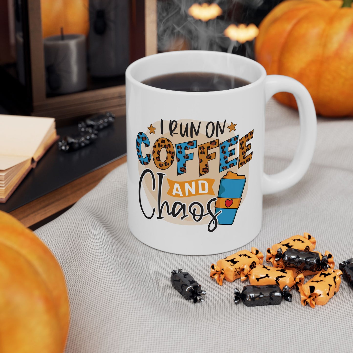 Coffee and Chaos Ceramic Mug (11oz & 15oz)