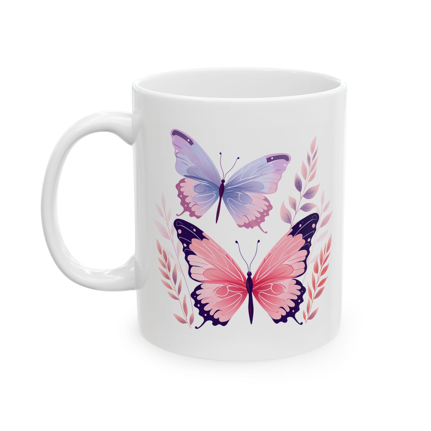 Butterfly Bliss Ceramic Mug (11oz, 15oz)
