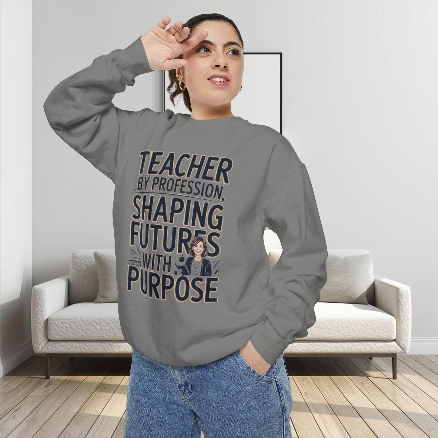 Teacher by Profession, Shaping Futures Sweatshirt