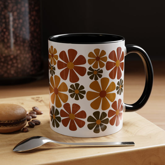 Autumn Daisy Accent Mug (11/15oz)
