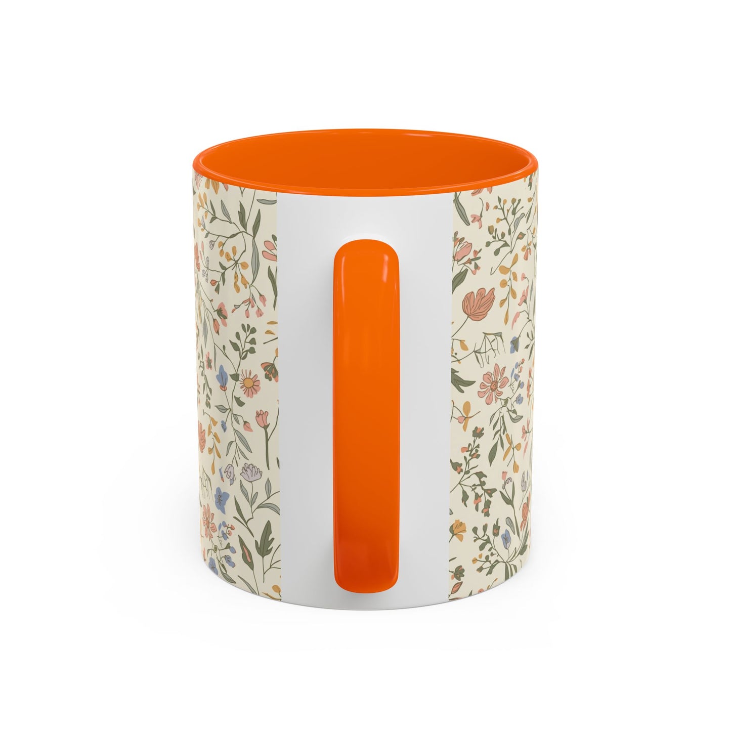 Floral Vintage Accent Coffee Mug  11/15oz