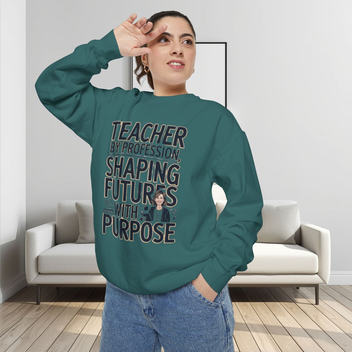 Teacher by Profession, Shaping Futures Sweatshirt