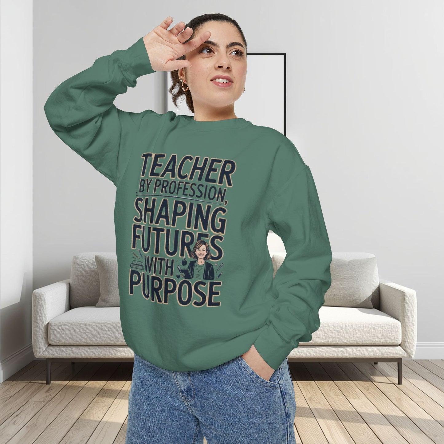 Teacher by Profession, Shaping Futures Sweatshirt