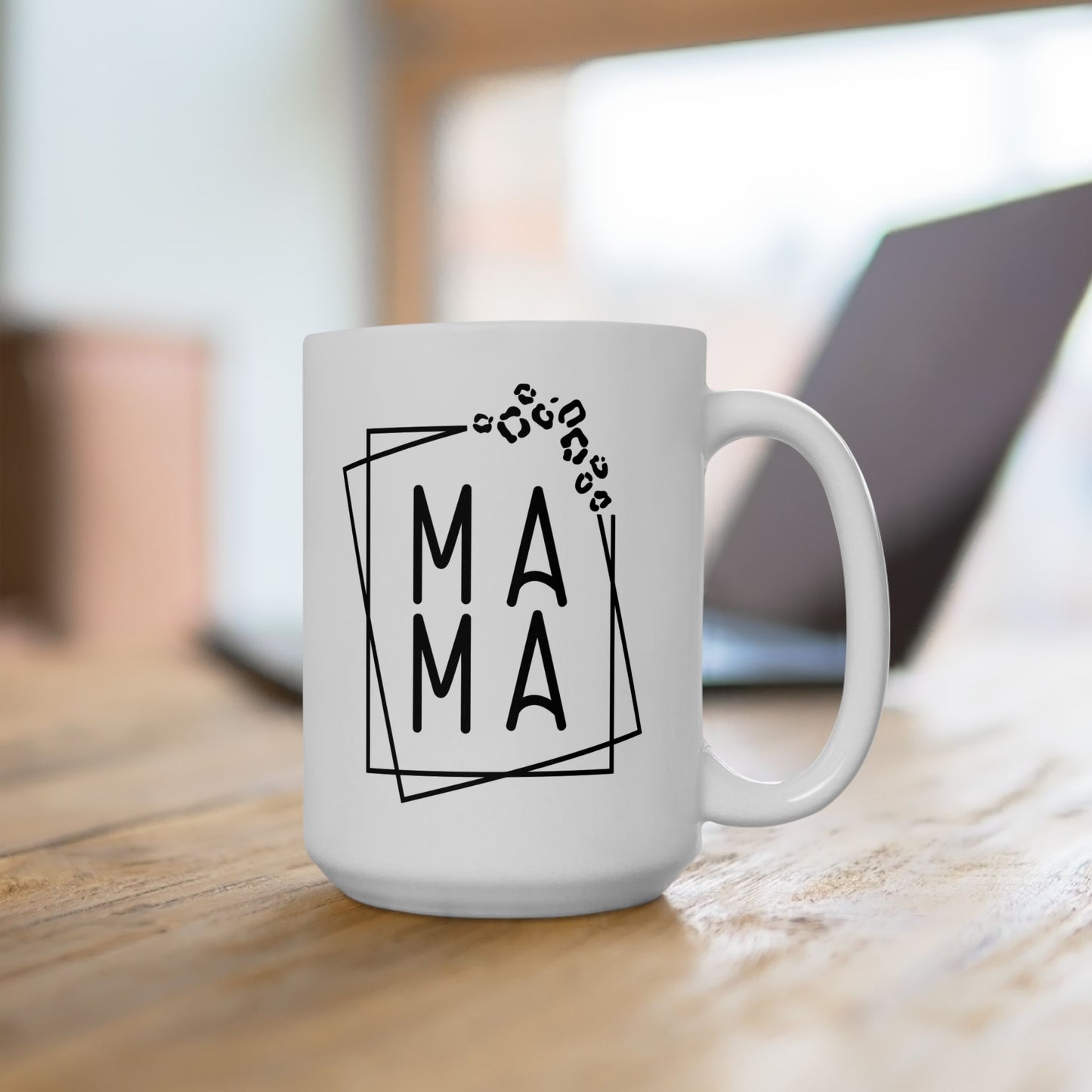 Minimalist 'Mama Needs Coffee' Ceramic Mug — 11oz & 15oz