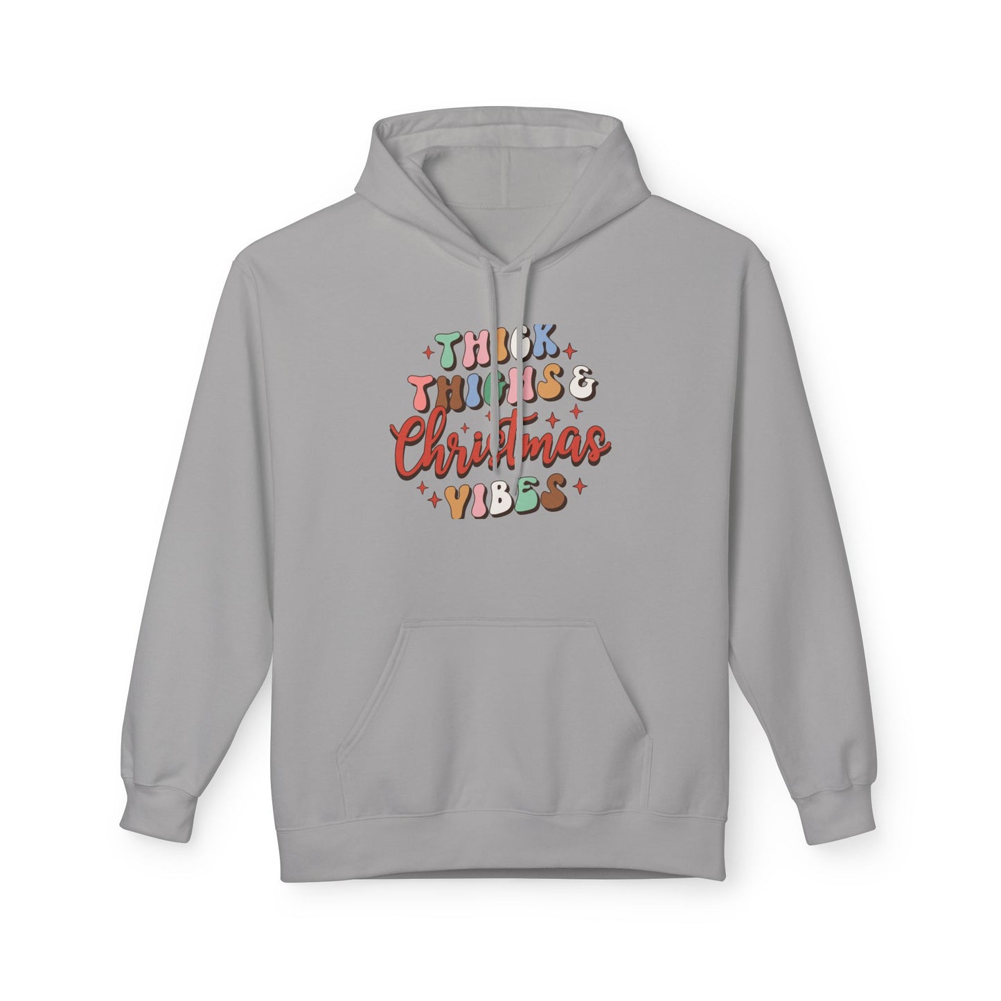 Christmas Vibes Hoodie — "Thick Things Christmas Vibes" Festive Holiday Pullover