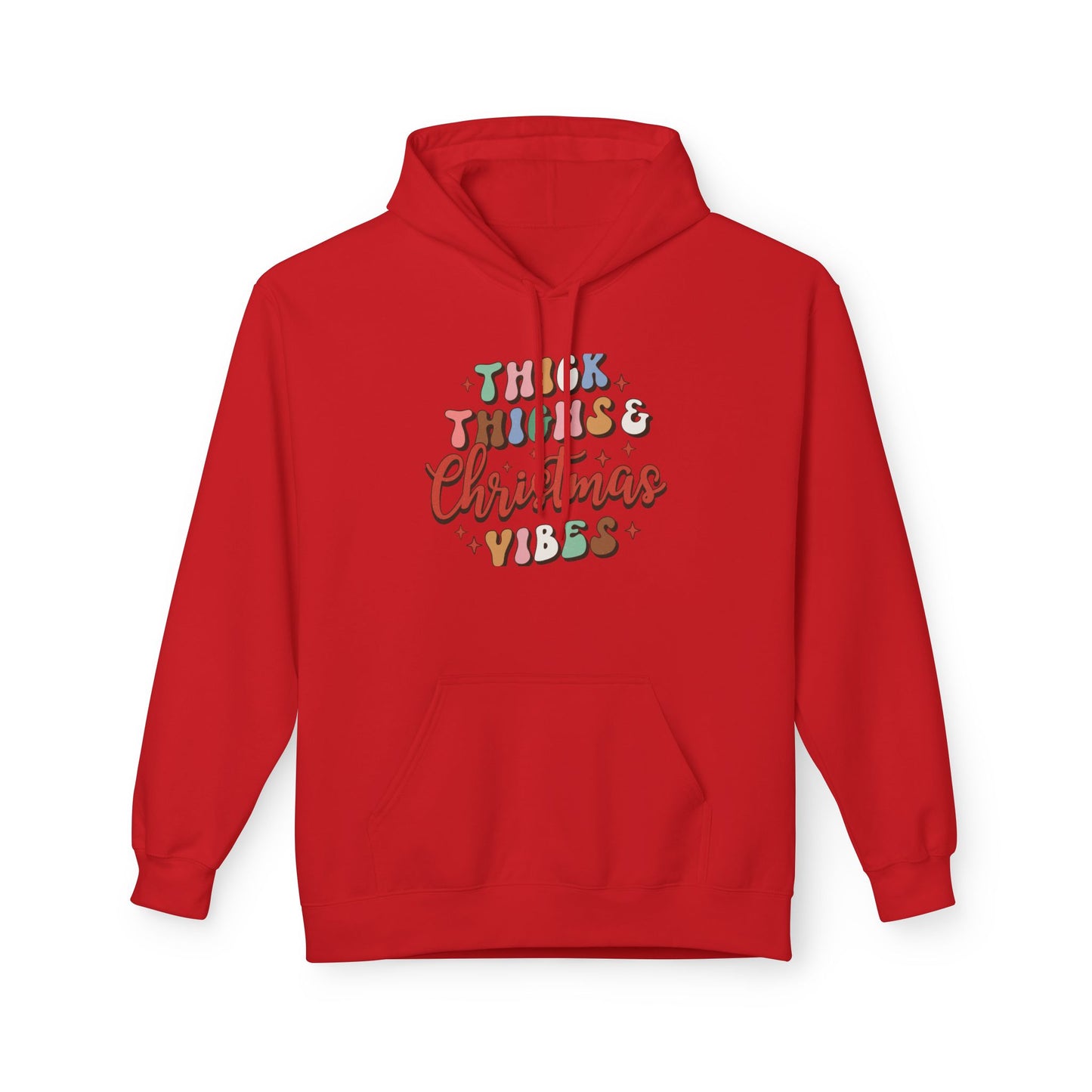Christmas Vibes Hoodie — "Thick Things Christmas Vibes" Festive Holiday Pullover