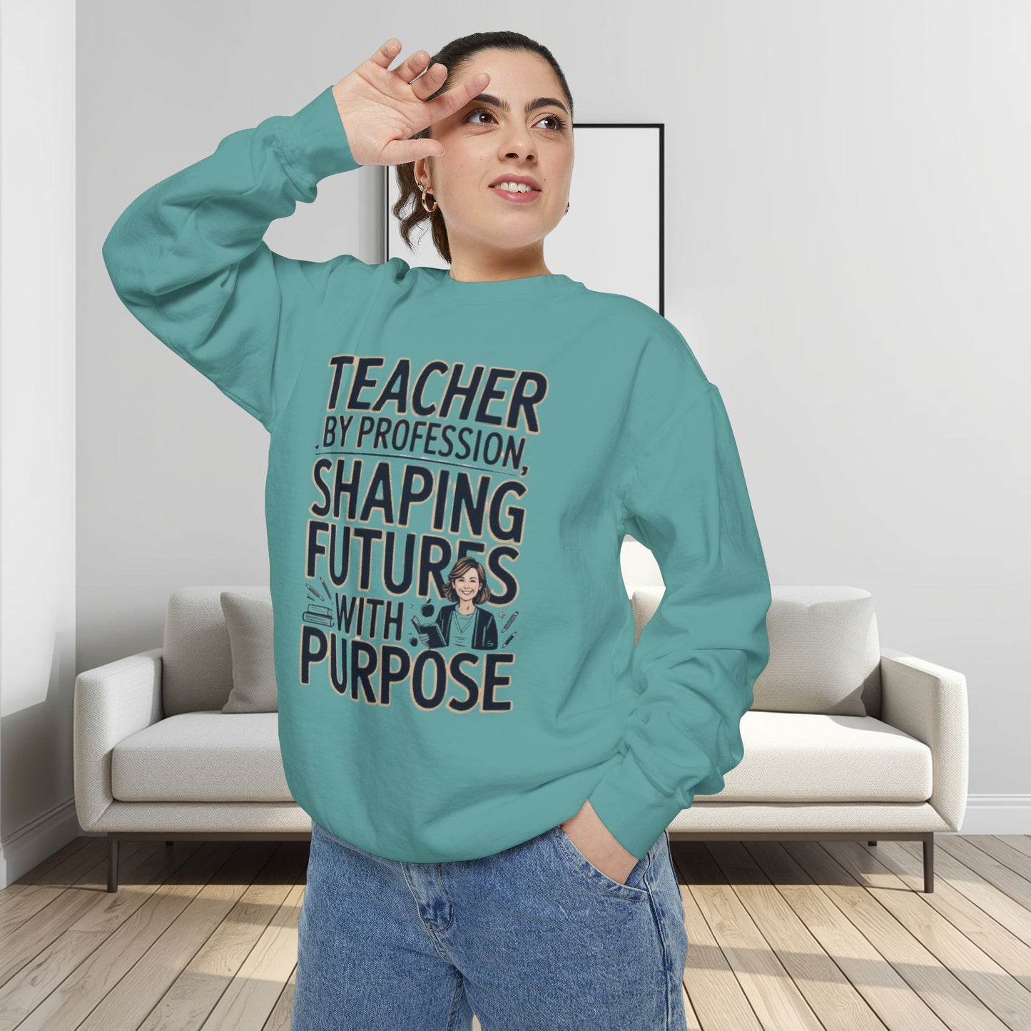 Teacher by Profession, Shaping Futures Sweatshirt